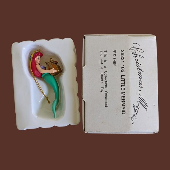 2 for $20 Grolier Disney Christmas Magic Ornament – Ariel (The Little Mermaid) - Picture 2 of 2
